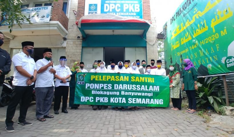 PKB Semarang Fasilitasi Para Santri Kembali Ke Pesantren
