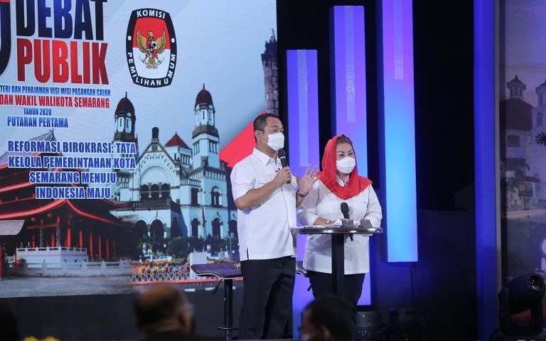 Debat Publik Pilwalkot Semarang, Hendi Beberapa Kali Sanggah Pertanyaan Tim Pakar