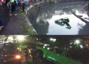 Nyetir Mobil sambil Ngoperasikan HP,Manula tewas terjebur sungai