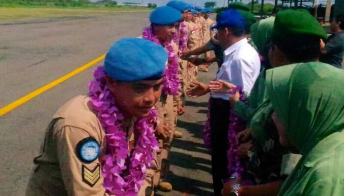 18 Bulan Bertugas di Mali, 140 Personel Penerbad Tiba di Tanah Air