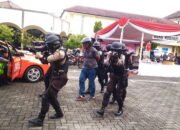 Sabhara Polrestabes Semarang Gelar Simulasi Pengamanan Objek Vital