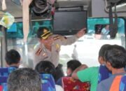 Pantau Peserta Aksi di Monas yang Melintas, Ini Pesan Kapolres Grobogan