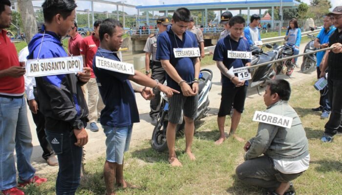 Pembunuhan Gagal, Tiga Warga Demak Ditangkap Sat Reskrim Polres Grobogan