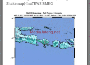 Bali, NTB dan Banyuwangi Gempa