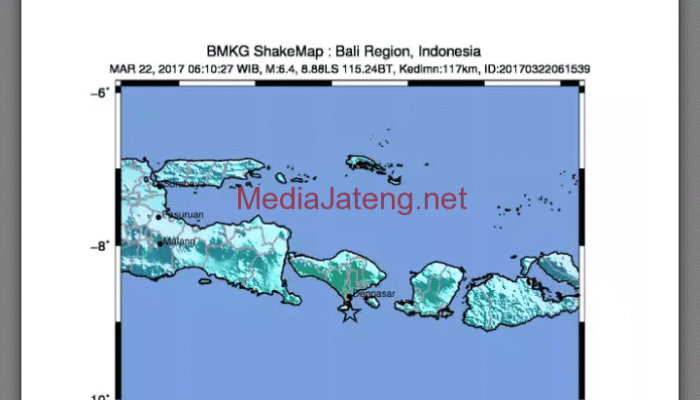 Bali, NTB dan Banyuwangi Gempa
