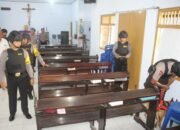 Kerahkan anjing pelacak, Polres Pekalongan Sisir Gereja