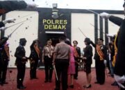 Disambut Pedang Pora, AKBP Maesa Sugriwa Pimpin Polres Demak