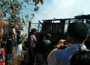 Rumah Kandang Sapi Sarijan Hangus Terbakar