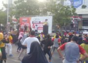 Sosialisasi Hidup Sehat, Kongbap Ajak Warga Senam Zumba