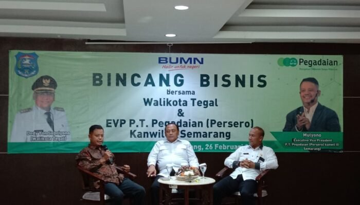 Dikunjungi Wali Kota Tegal, Pegadaian Genjot Penyaluran Kredit Usaha Mikro