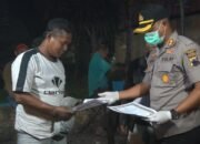Tengah Malam, Kapolres Demak Keliling Kota Hadang Virus Corona