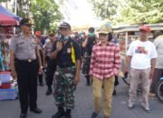 Cegah Penyebaran Virus Corona, Koramil 03/Semarang Timur Sosialisasi Social Discanting Di Pasar  