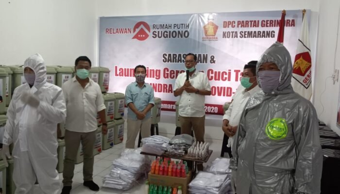 Fraksi Gerindra Kota Semarang Potong Gaji Untuk Bantu Perangi Virus Corona