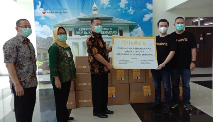 Hellofit Donasikan Rp500 Juta Untuk Tenaga Medis RSUP Dr Kariadi Semarang   