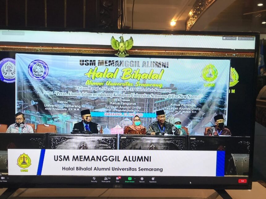 Halal Bi Halal Alumni USM Digelar Model Virtual Karena Pandemi