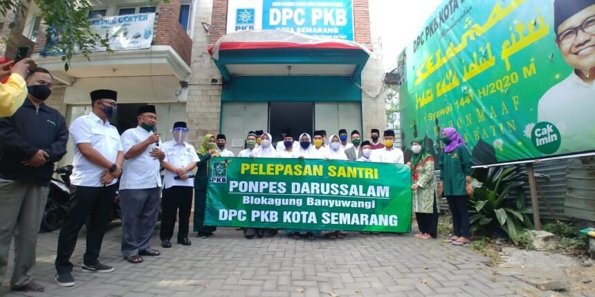 PKB Semarang Fasilitasi Para Santri Kembali Ke Pesantren