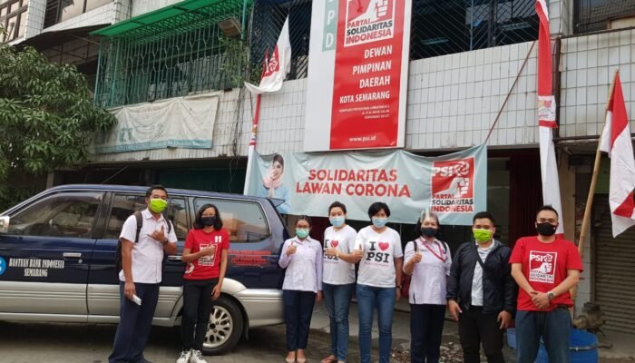 Wujud Solidaritas Dalam Perayaan HUT RI Ke-75, PSI Kota Semarang Gelar Donor Darah