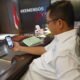 Mensos Juliari Menyapa Pendamping PKH di Depok Via Video Call
