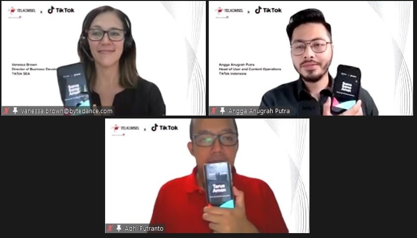 Dukung Kreativitas Masyarakat di Era Digital, TikTok dan Telkomsel Jalin Kemitraan Strategis