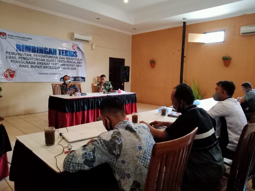 PPK Dilatih Proses Pungut, Hitung dan Rekapitulasi Suara Manual Berjenjang