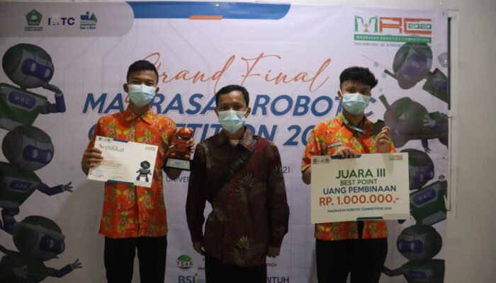 Membanggakan, Tim Robotik MAN 2 Wonosobo Juara 3 Best Point MRC Tahun 2020