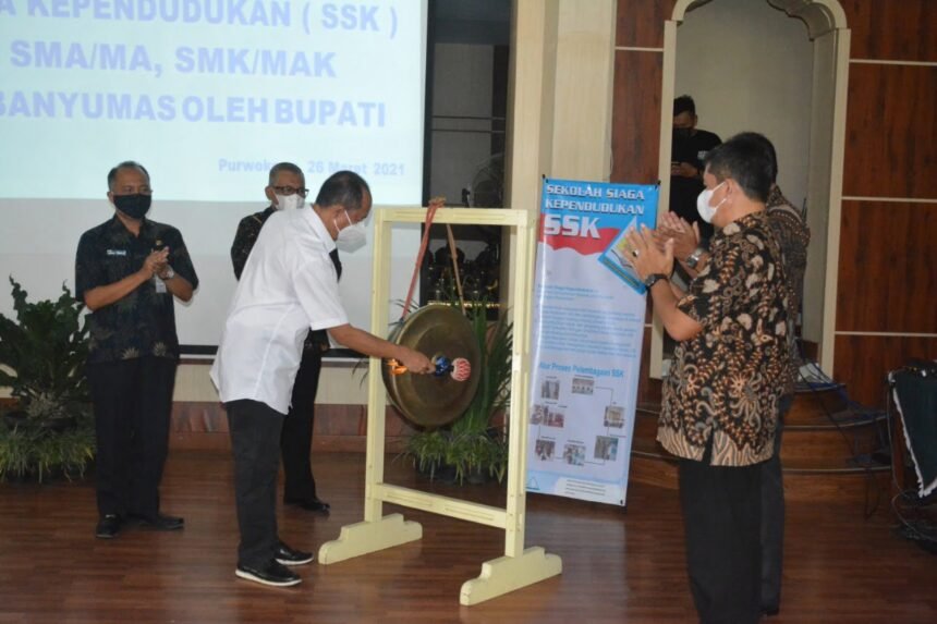 Wabup Banyumas Launching Sekolah Siaga Kependudukan