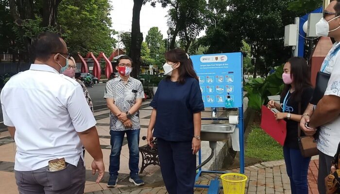 Krisseptiana Hendrar Prihadi Apresiasi Bantuan Wastafel dari YOUTAP