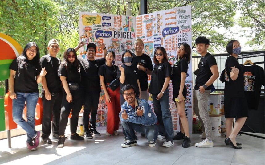 Beri Ruang Kreatif Anak Muda, Marimas Gandeng X Prigel Produksi Kaos