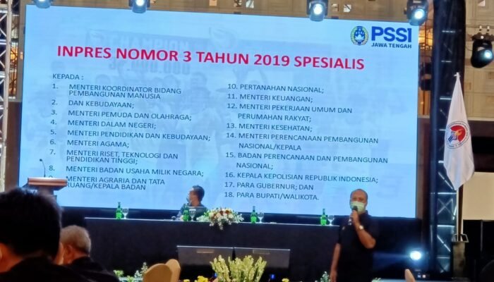 Cara Meningkatkan Prestasi Sepakbola di Jateng, Ini yang Dipaparkan Ketua Asprov PSSI Jateng