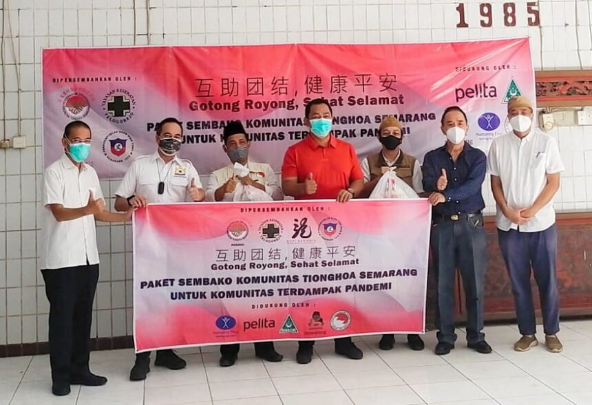 Ringankan Beban Akibat Pandemi, PORINTI Bagikan Paket Sembako Untuk Komunitas
