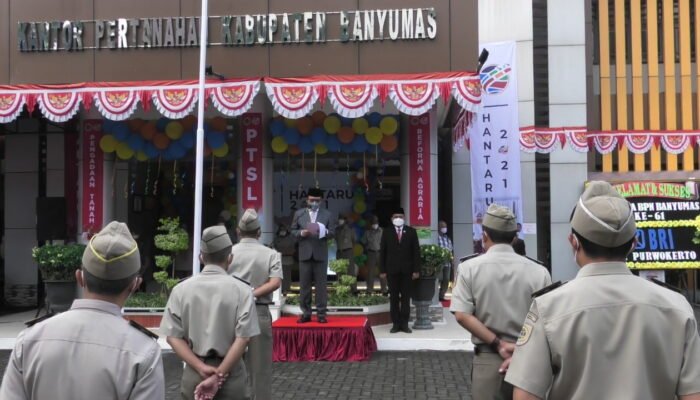 Bupati Banyumas Pimpin Upacara HUT ke-61 UUPA