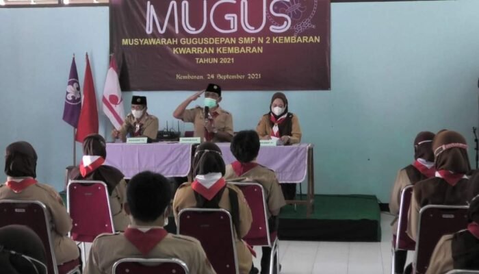 Musyawarah Gugus Depan SMPN 2 Kembaran, Pijakan Awal Meraih Prestasi