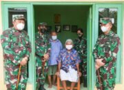 Peringati HUT Ke-76 TNI, Korem 071/Wijayakusuma Vaksinkan Lansia dan Disabilitas Door to Door Serta Bagikan Sembako