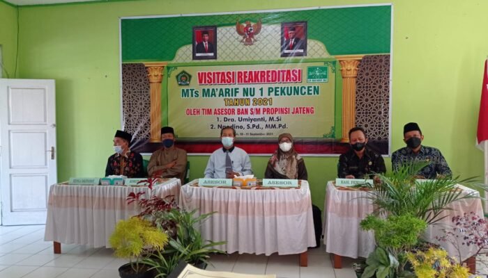 MTs Ma`arif NU 1 Pekuncen Pertahankan Akreditasi A