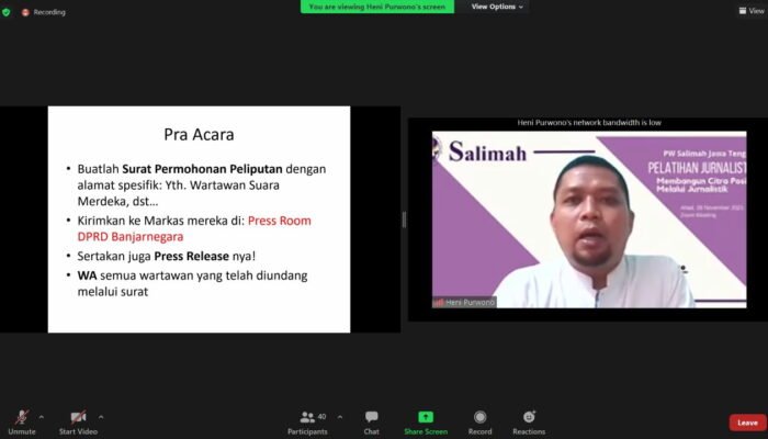 Salimah Bangun Citra Positif Lembaga dengan Latihan Jurnalistik
