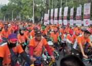 Ribuan Peserta Ikuti Gowes dan Jalan Sehat Caring For Nation 4 di Kota Semarang