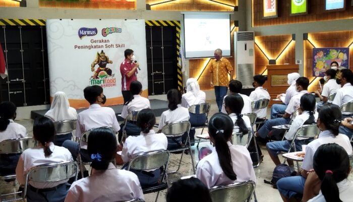 Puluhan Siswa SMK Ikuti Pelatihan Gerakan Peningkatan Soft Skill (GPS) di PT Marimas Putra Kencana