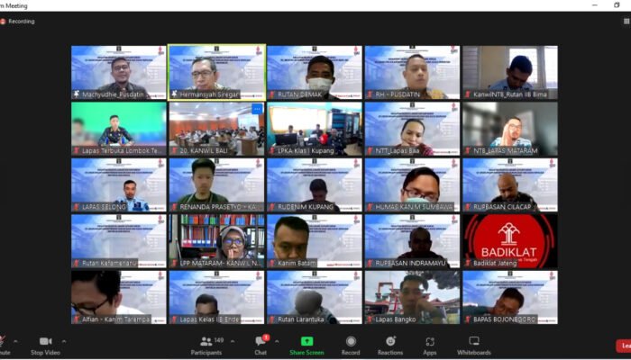 Optimalkan Laman Website, Tim Humas Rutan Demak Ikuti Ekspos Bersama Pusdatin
