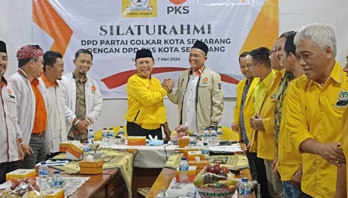 Pilkada Kota Semarang 2024, Golkar dan PKS Koalisi : Segera Siapkan Calon Walikota dan Wakil Walikota
