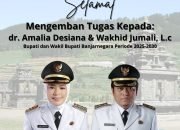 Amalia Desiana-Wakhid Jumali Resmi Dilantik Jadi Bupati dan Wakil Bupati Banjarnegara
