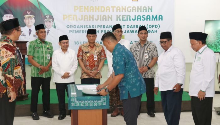 Akselerasi Pembangunan Daerah, Pemprov Jateng Gandeng 18 Lembaga PWNU