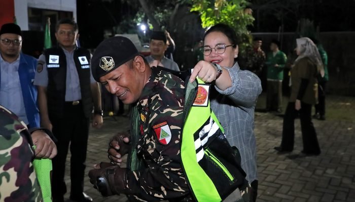 Wali Kota Agustina Puji Kolaborasi GP Ansor, Banser dan KNPI Hadirkan Posko Layanan Bagi Pemudik