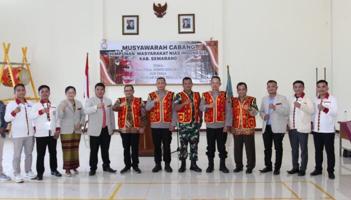 Plt Ketua DPD HIMNI Jateng Bersama Bupati Buka Musyawarah Cabang Himpunan Masyarakat Nias Indonesia Kabupaten Semarang
