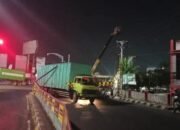 Portal Pembatas di Simpang Jrakah Patah Dihantam Truk, Dishub Beri Sanksi Tegas